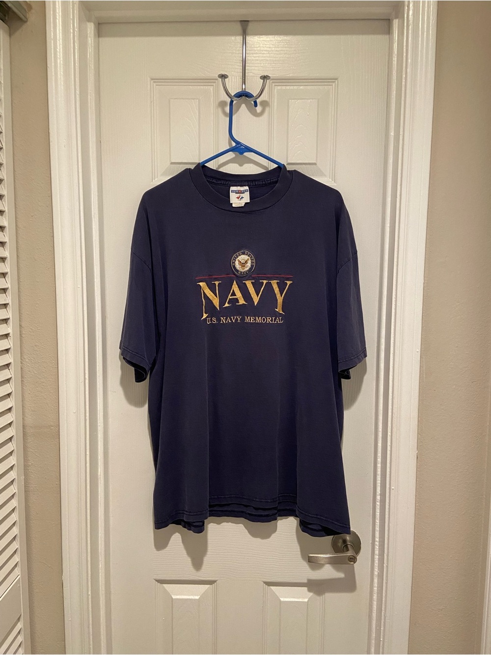 Blue Navy U.S. Navy Memorial T-